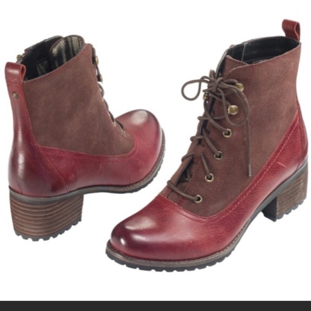 Aetrex Skylar Merlot Booties